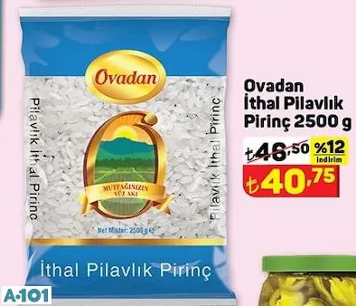 OVADAN PİLAVLIK PİRİNÇ OVADAN PİLAVLIK PİRİNÇ